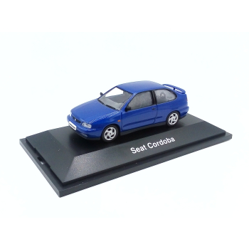 Seat Cordoba 3-door blue - skala 1:43 - Herpa